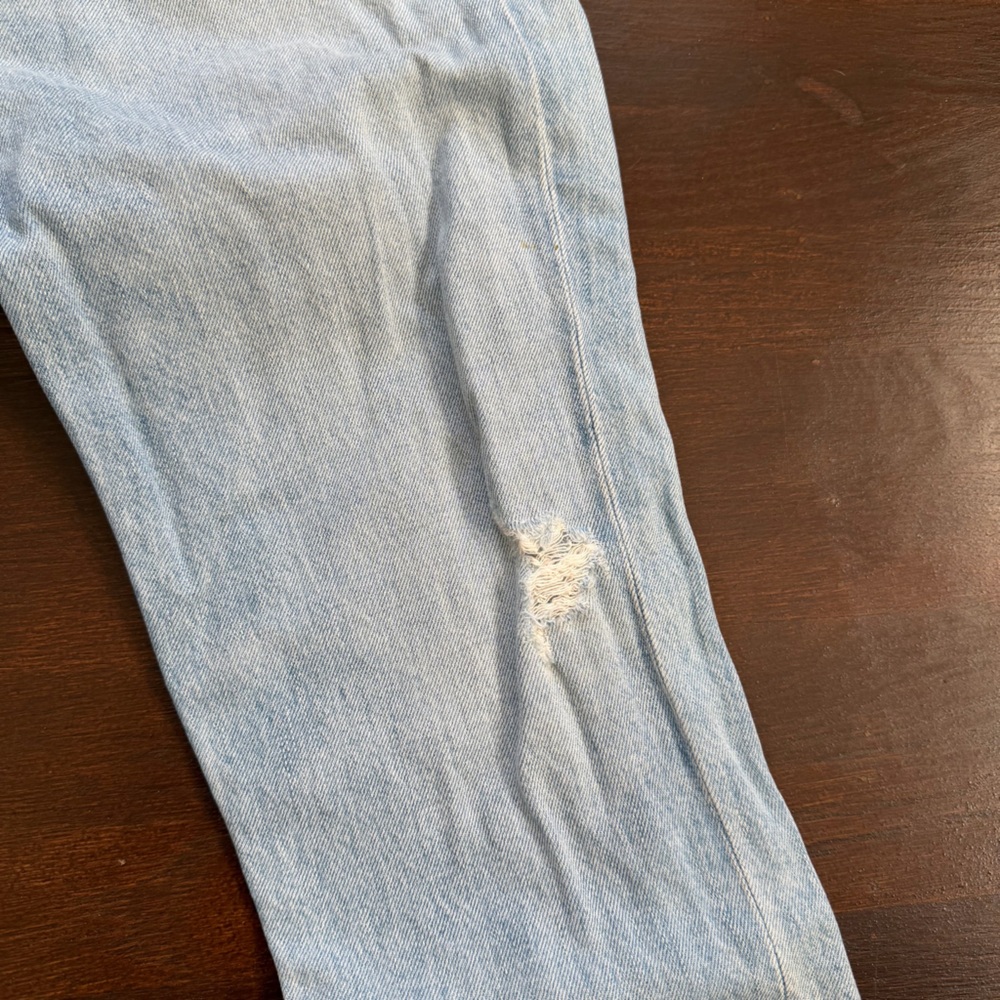 Agolde Riley High Rise Straight Crop Jeans - Picture 4 of 7
